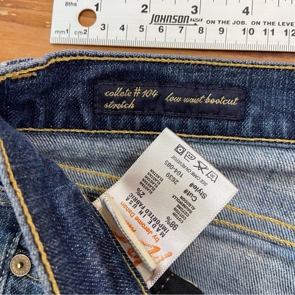 CITIZENS of Humanity jean COH Collete #104 low waist boot cut blue jeans size 30 - Picture 6 of 16